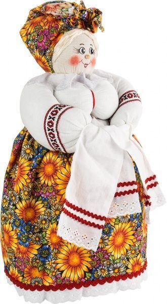 Лялька інтер’єрна на чайник в подсолнечник