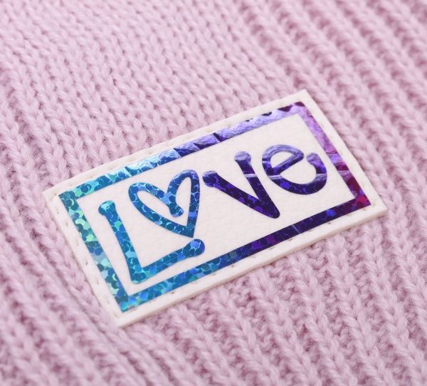 Шапочка детская для девочки Kraft+ арт. 2678 р.52-54 сиреневый 