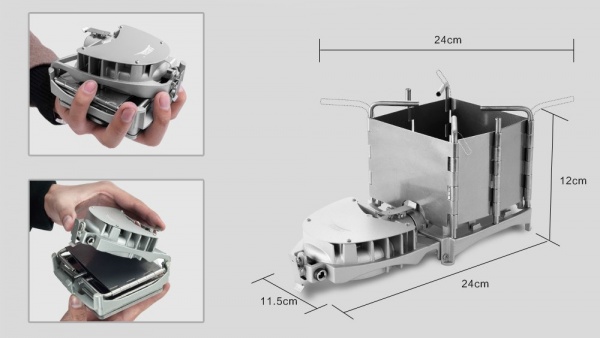 Горелка BRS Твердотопливная печь с турбиной и питанием, 116