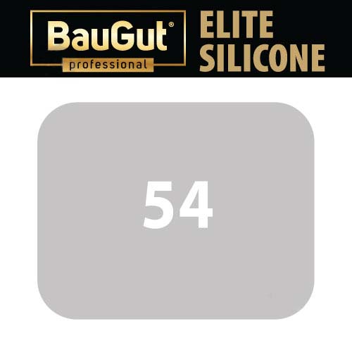 Герметик силіконовий BauGut Silicon Elite 54 світло-сірий 300мл