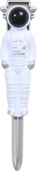 Ручка шариковая Космонавт серый 