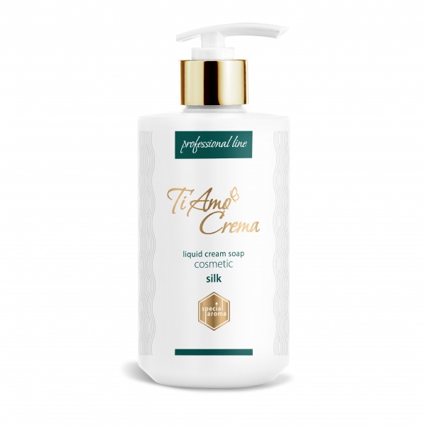 Крем-мыло Ti Amo Crema Косметическое с протеинами шелка 400 мл