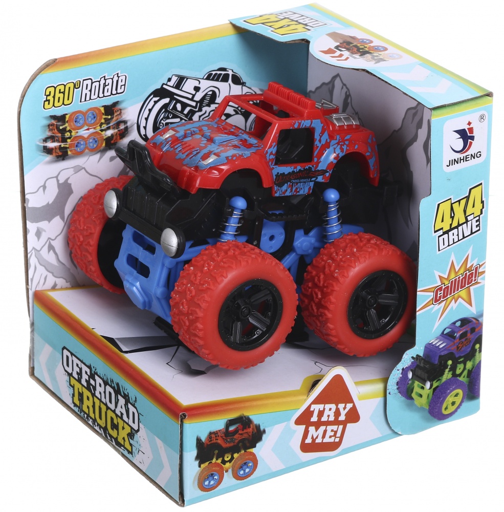 Автомобіль фрикційний JINHENG Off-road 4x4 трак 12х10.5х12 см FTP1082855
