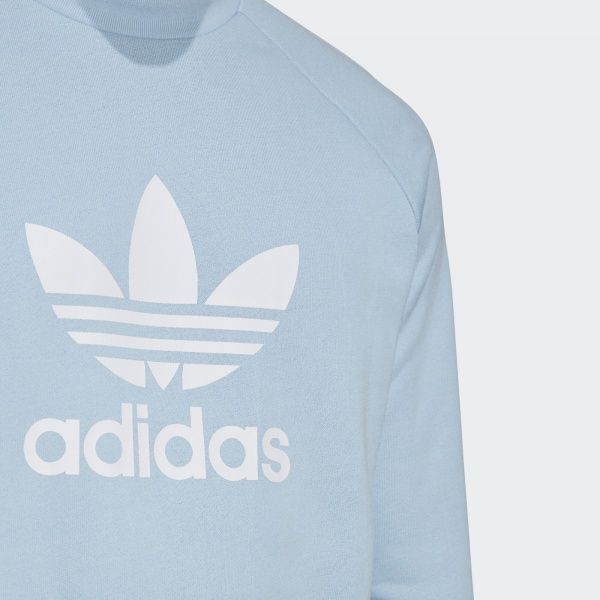 Світшот Adidas TREFOIL CREW FM3782 р. M блакитний