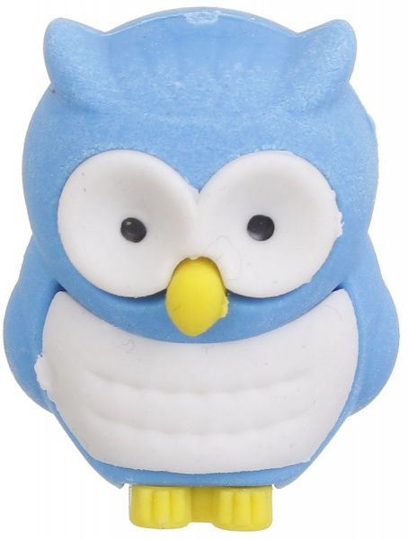 Ластик Сова голубой