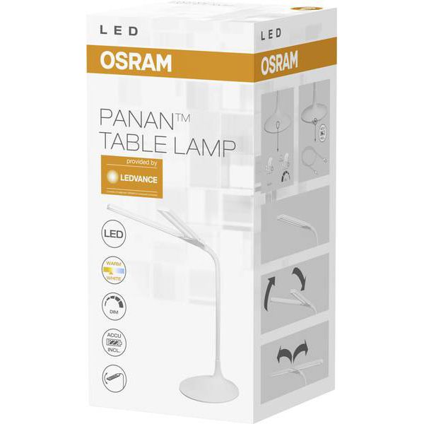 Настольная лампа Osram LED Panan Disc Single White 5W 3000K (4058075125346)