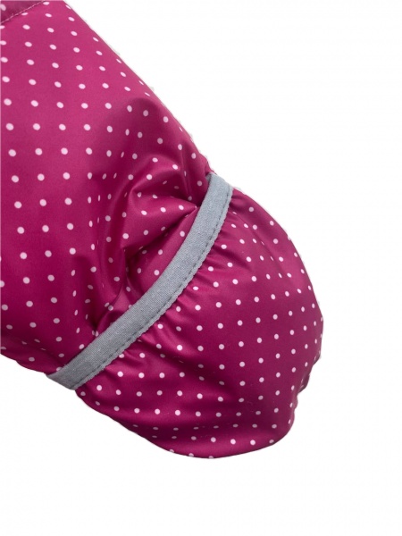 Комбінезон для дівчаток JOIKS Горох малиновий р.68–74 KGS-27/2 