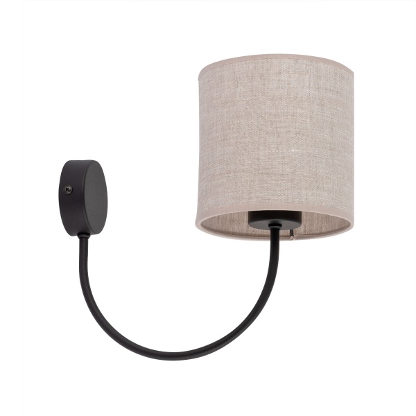 Бра TK Lighting Torens 1PL-4630 1x15 Вт E27 черный/серый 