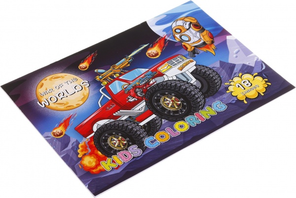 Розмальовка Art studio of happiness 21х27,9 см А4 в асортименті