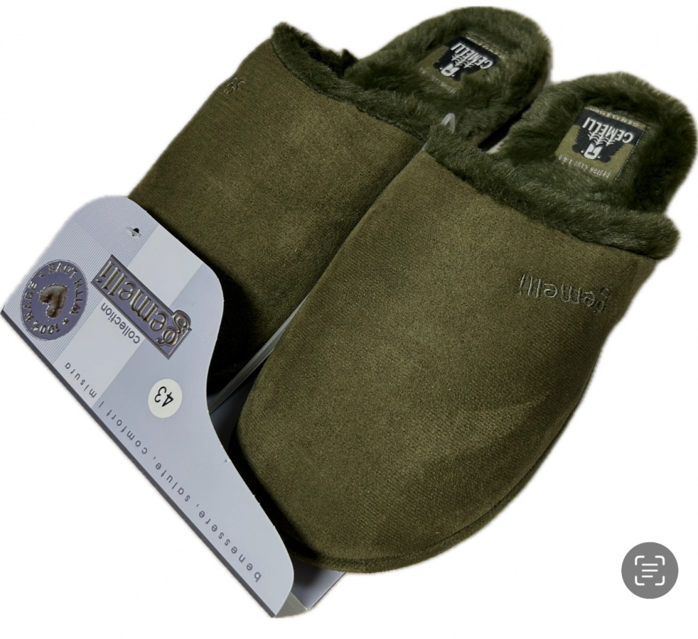 Капці домашні Gemelli Ярослав р.46 хакі