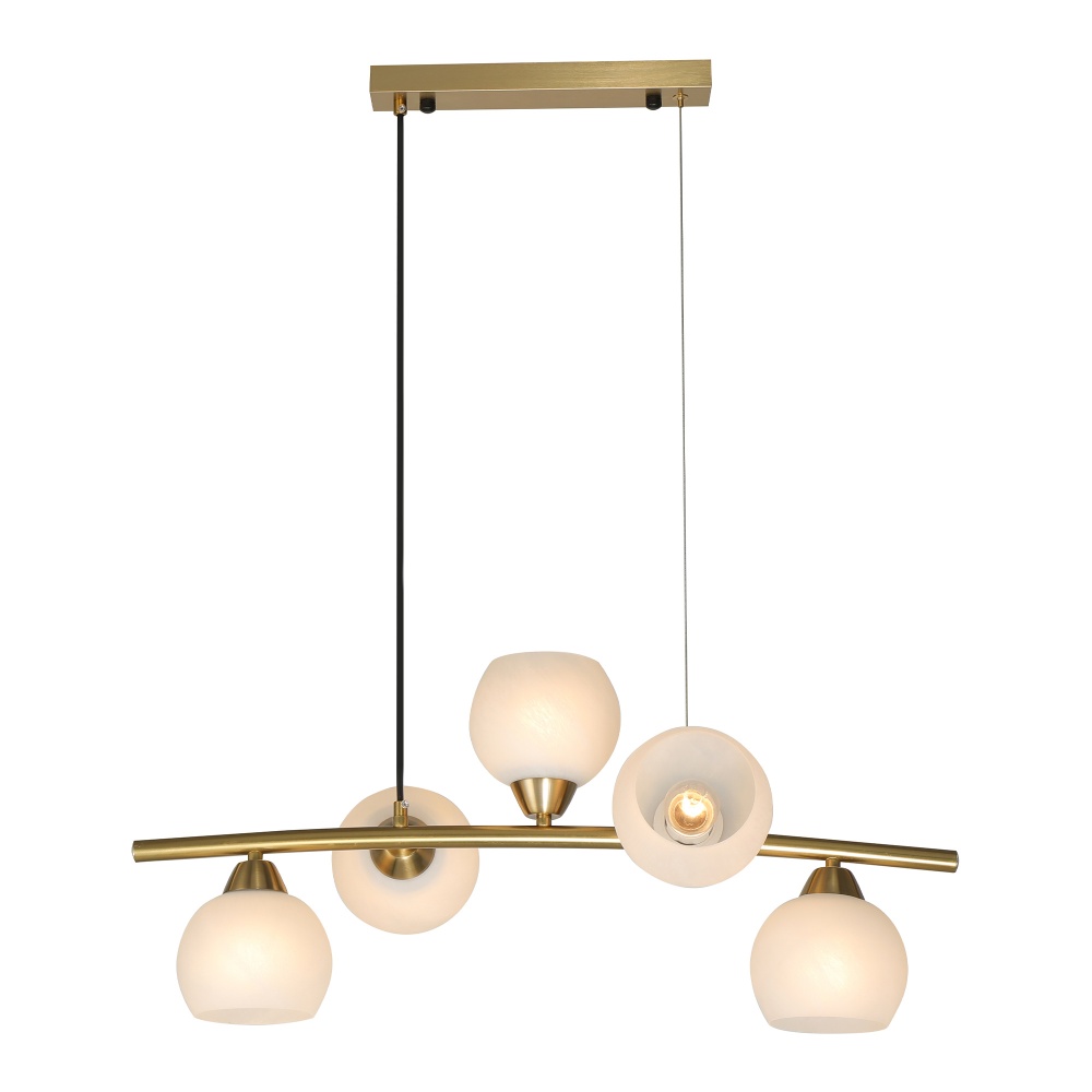 Люстра підвісна Miorro Magnolia 700x330x900мм 5x40 Вт E27 мідь 51-311-179