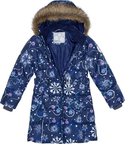 Пальто HUPPA YACARANDA р.134 синий 12030030-94286-134 