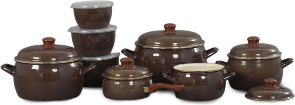 Кастрюля с крышкой Шоколад 3 л 344605 Metrot