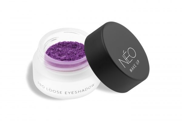 Тіні для повік NEO Make up Pro Loose Eyeshadow Pearl Effect 10 Metallic purple 1 г