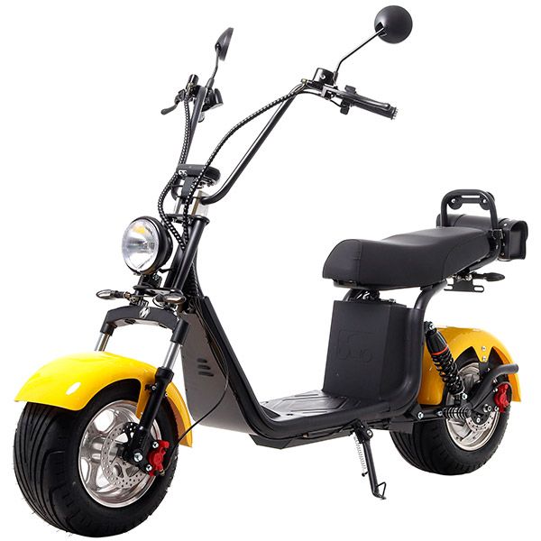 Електроскутер Maxxter Rock Black-Yellow 2000 Вт