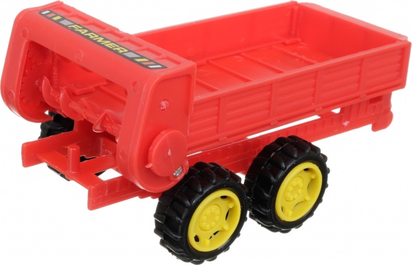 Игровой набор Shantou х6 шт. фермерский трактор с прицепом и фигурками зеленый JY238797