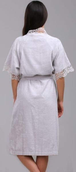 Халат женский La Nuit р. XS серый Home Lace 