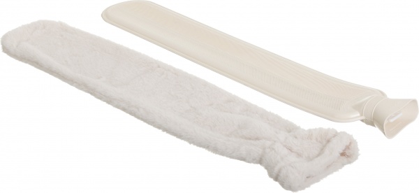 Подушка-грелка Резиновая KM в чехле из искусственного меха 72x12 см в ассортименте 