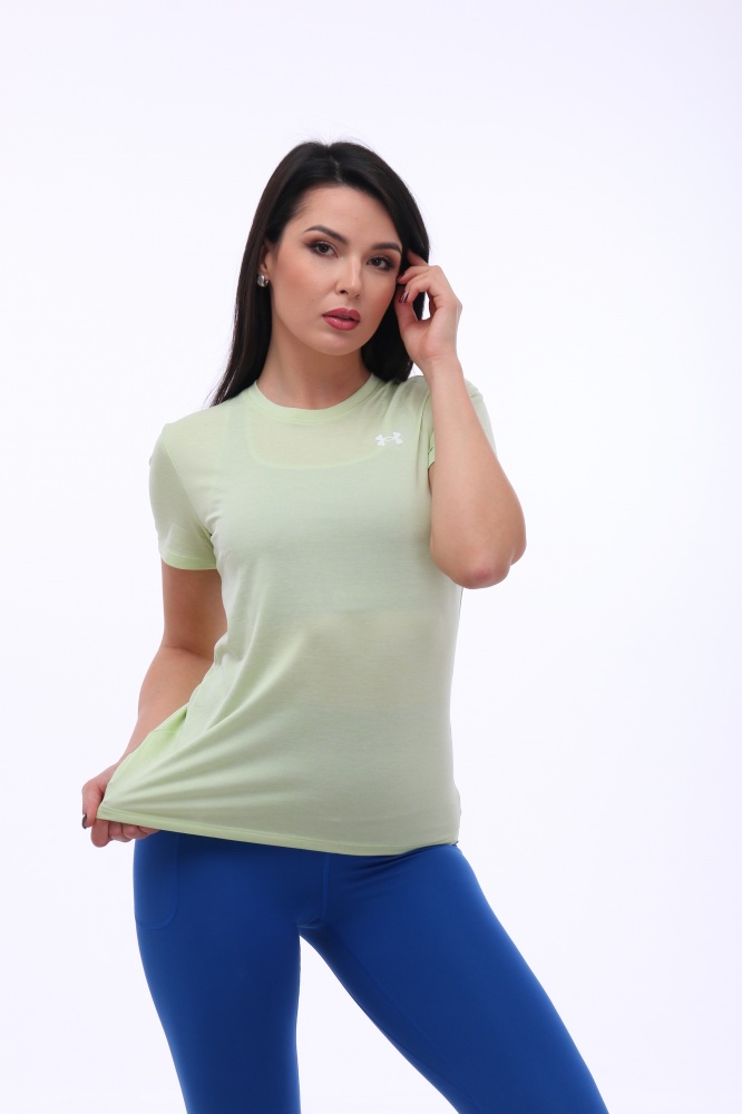 Футболка Under Armour TECH SSC- TWIST 1384230-383 р.L зелений