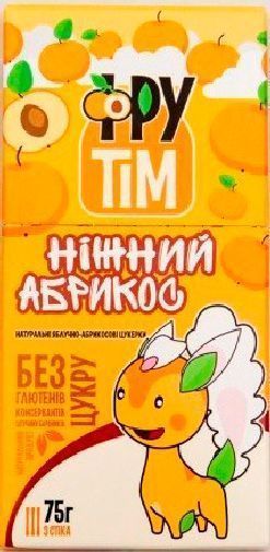 Конфета Фрутім натуральная яблочно - абрикосовая 75 г 