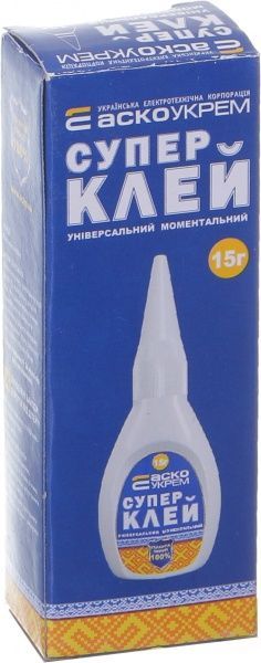 Суперклей АскоУКРЕМ A.HC-1-15 15 г