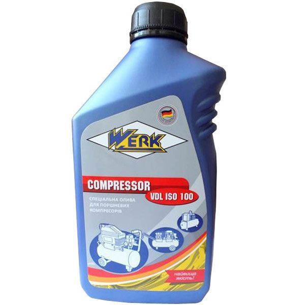 Мастило трансмісійне Werk COMPRESSOR VDL ISO 100 1 л(VDL ISO100)