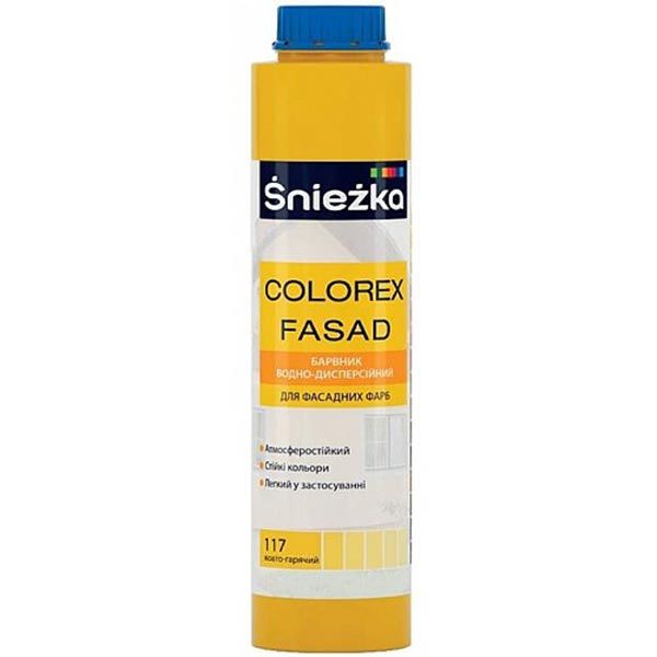 Краситель Sniezka Colorex Fasad №181 средний орех 750 мл