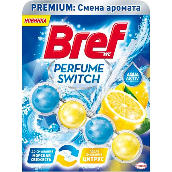 Блок з очисним засобом Bref Океан-Цитрус 