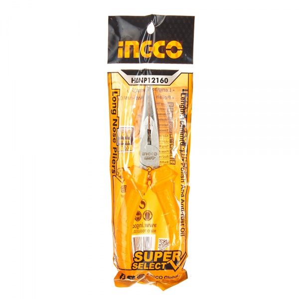 Довгогубці INGCO 160 мм Super Select 1 шт. HLNP12160