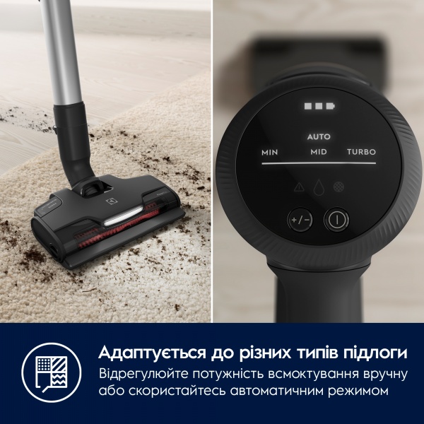 Пылесос аккумуляторный Electrolux EP81UB25GG 