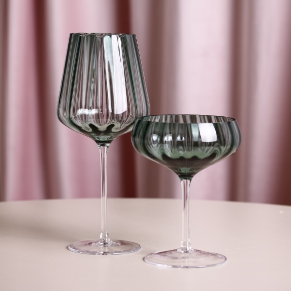 Бокал для вина Optic Green 19-3589A 530 мл 1 шт. Wrzesniak Glassworks 