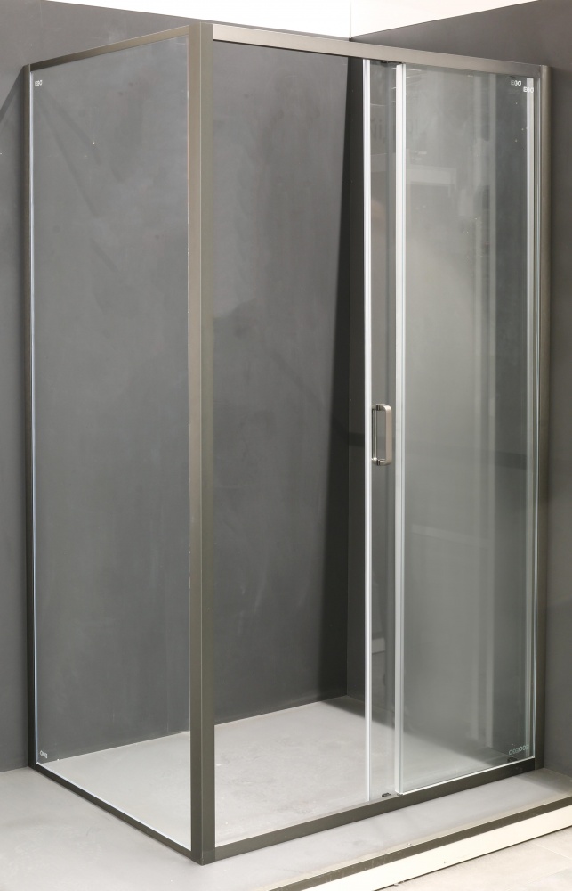 Душевое ограждение EGO прямоугольное раздвижное LEX GREY 120х90х200 см