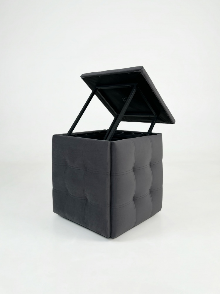 Пуф-трансформер TWINSANN 540х540 мм графит/черный (28)