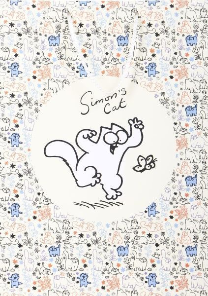 Пакет бумажный Simon's Cat 45х32х11 см бежевый