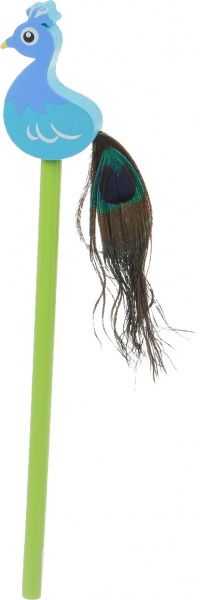 Олівець чорнографітний з гумкою Павич