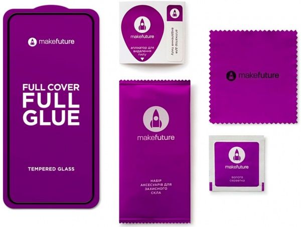 Защитное стекло MakeFuture Full Cover Full Glue для Xiaomi Redmi Note 9S (MGF-XRN9S) 