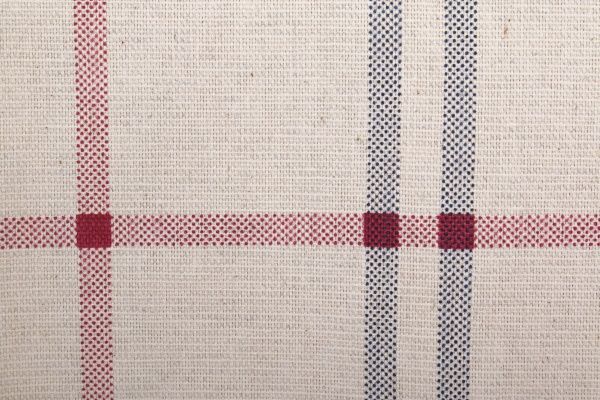 Серветка La Nuit Шарлота клітинка 40x40 см бежево-червоний 