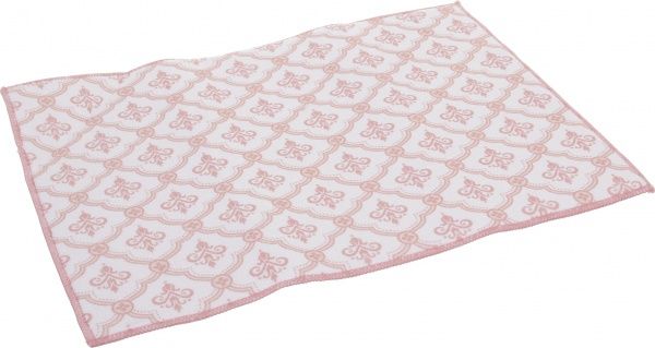 Коврик для сушки посуды 38х50 см двусторонний розовый UP! (Underprice)