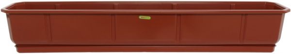 Ящик балконний Алеана Дама прямокутний 18л теракот (112410) 