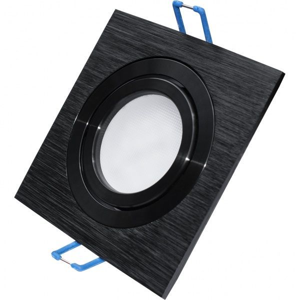 Светильник точечный Hopfen 50 Вт GU5.3 черный ALUM 1702 BK 