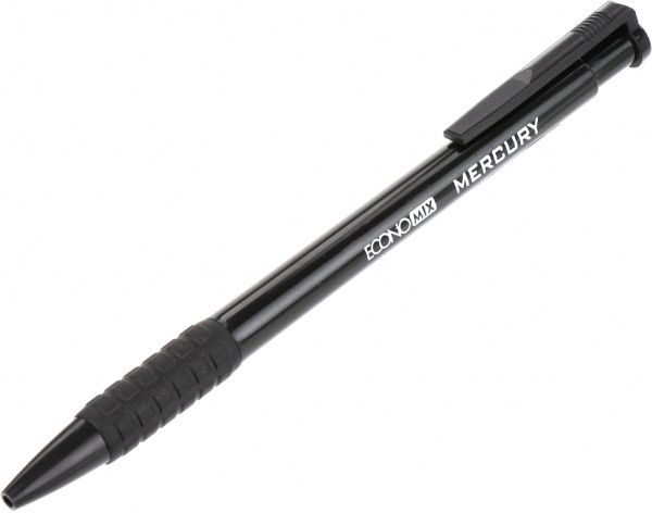 Набор ручек шариковых Economix Mercury черные 2 шт. E12215 