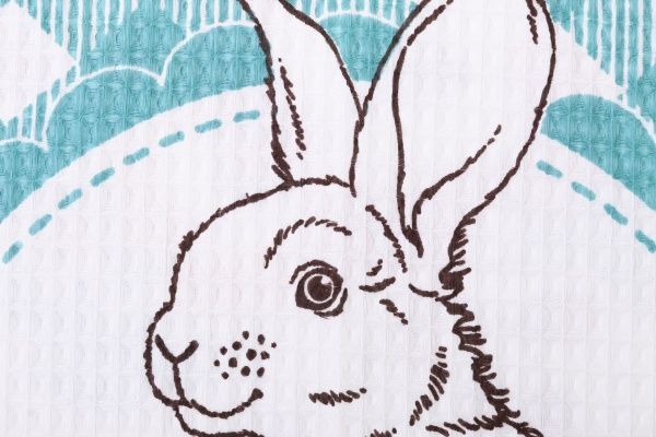 Рушник Пасха зайченя 45x60 см Домашній текстиль мульті 