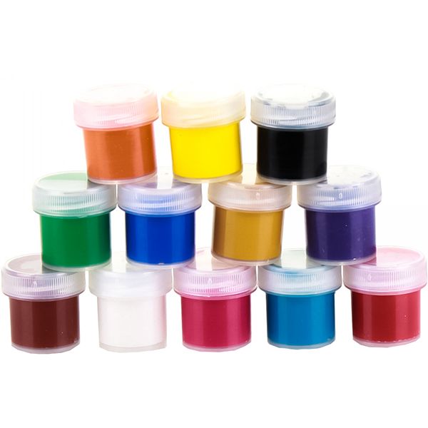 Краски гуашевые 7619 12 цветов 120 мл CLASS