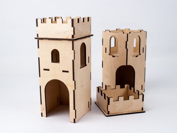 Дерев'яний 3D-конструктор Зірка Фортеця 93887