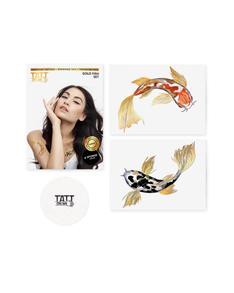 Тату тимчасове TATTon.me Gold Fish Set