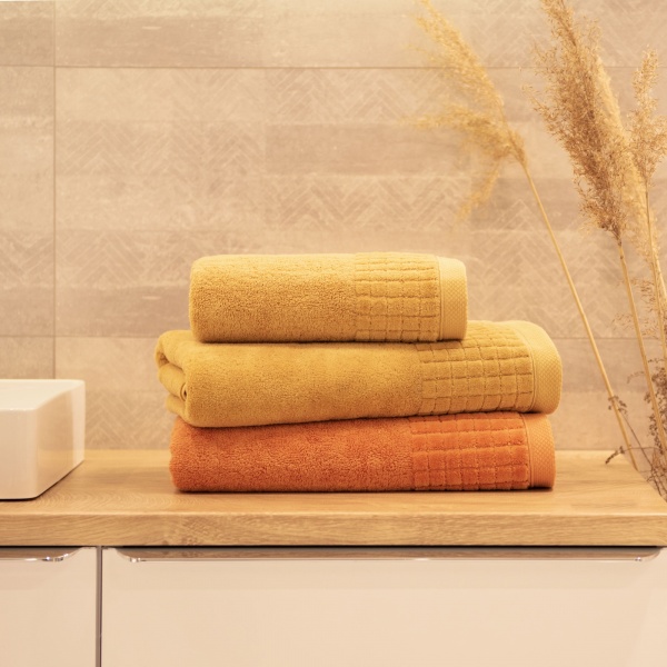 Рушник махровий Paulo 30x50 см помаранчевий Zwoltex 