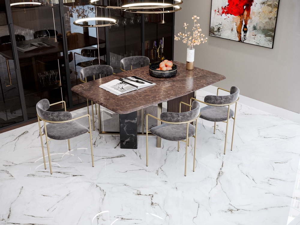 Плитка Golden Tile Marmo Roma white MR0500 59,5x59,5 см