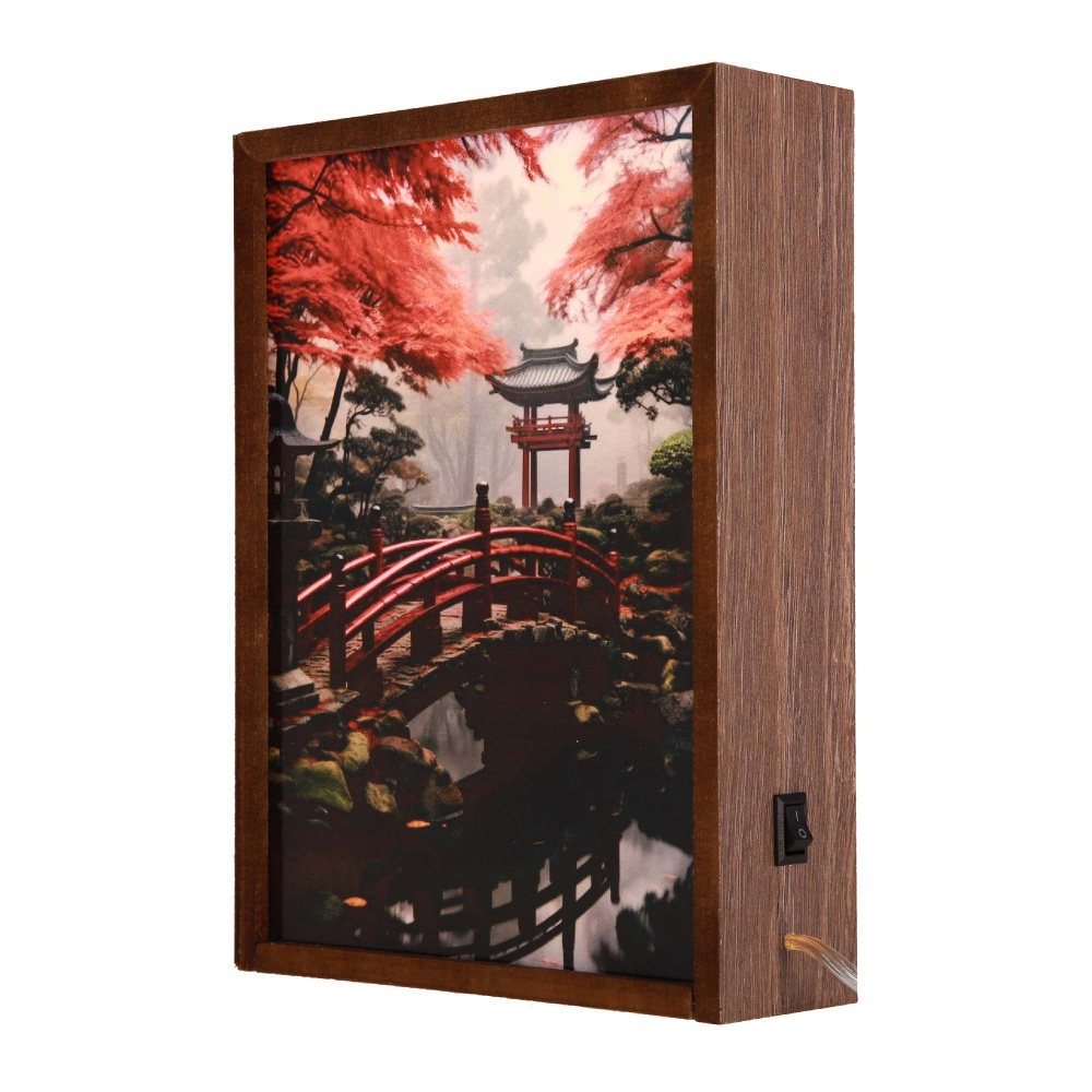 Настільна лампа декоративна The 11's Японія 1x3 Вт без цоколя дуб