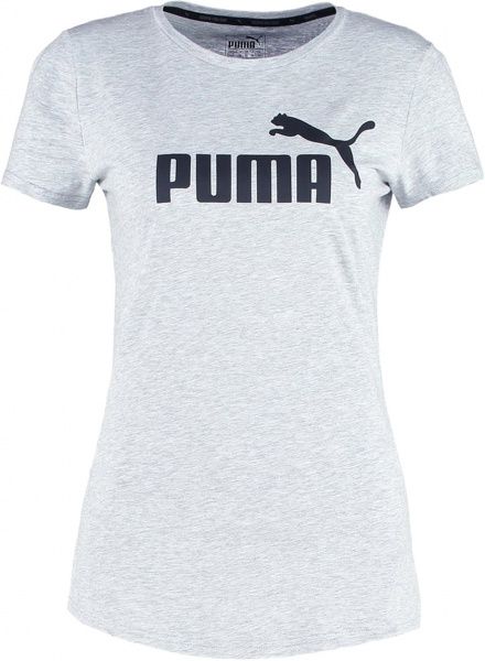 Футболка Puma Logo Heather Tee 83929001 S сірий