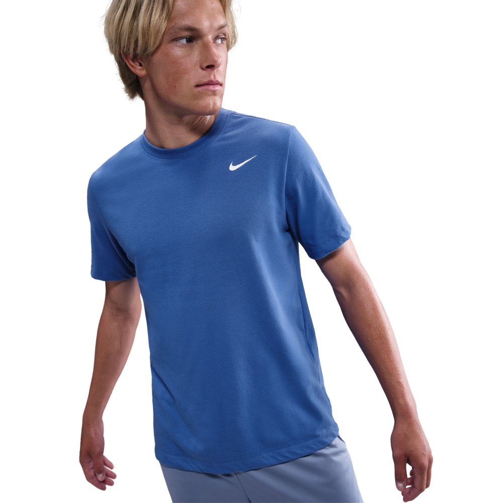 Футболка Nike M NK DF TEE DFC CREW SOLID AR6029-411 р.XL блакитний